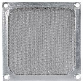 Fan filter/grill - 120mm - Silver
