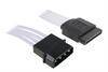 BitFenix Molex to SATA adapter - 45cm - White