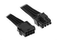 BitFenix 8-pin EPS12V Extension cable - 45cm - Black