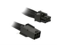 BitFenix 6-pin PCIe Extension cable - 45cm - Black