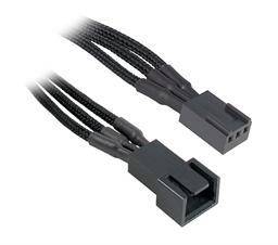 BitFenix 3-pin Extension cable - 30cm - Black